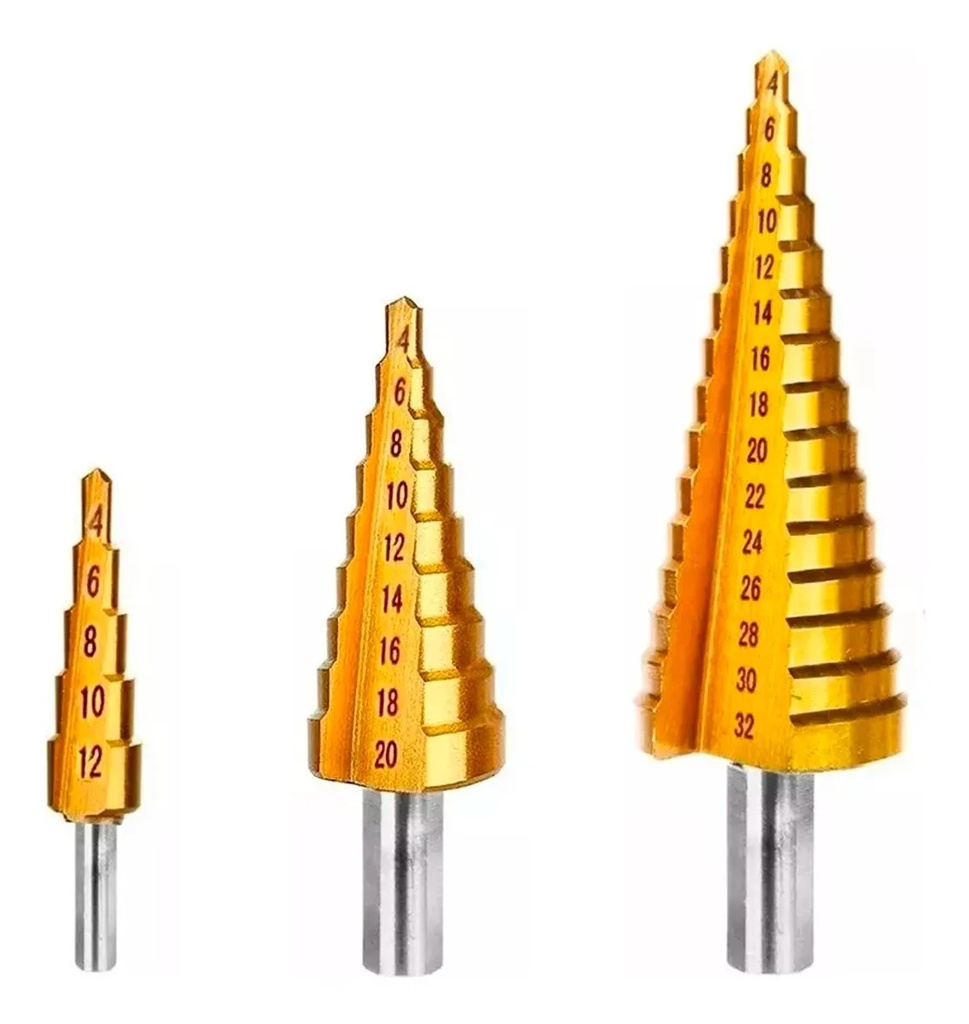 MECHA ESCALONADA DE 4 a 40 MM