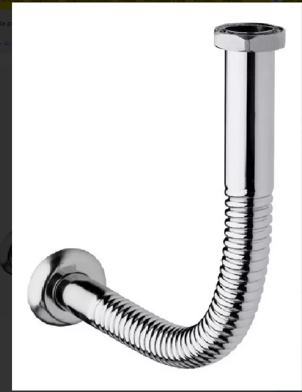 DESCARGA DESAGUE FV FLEXIBLE CROMADO