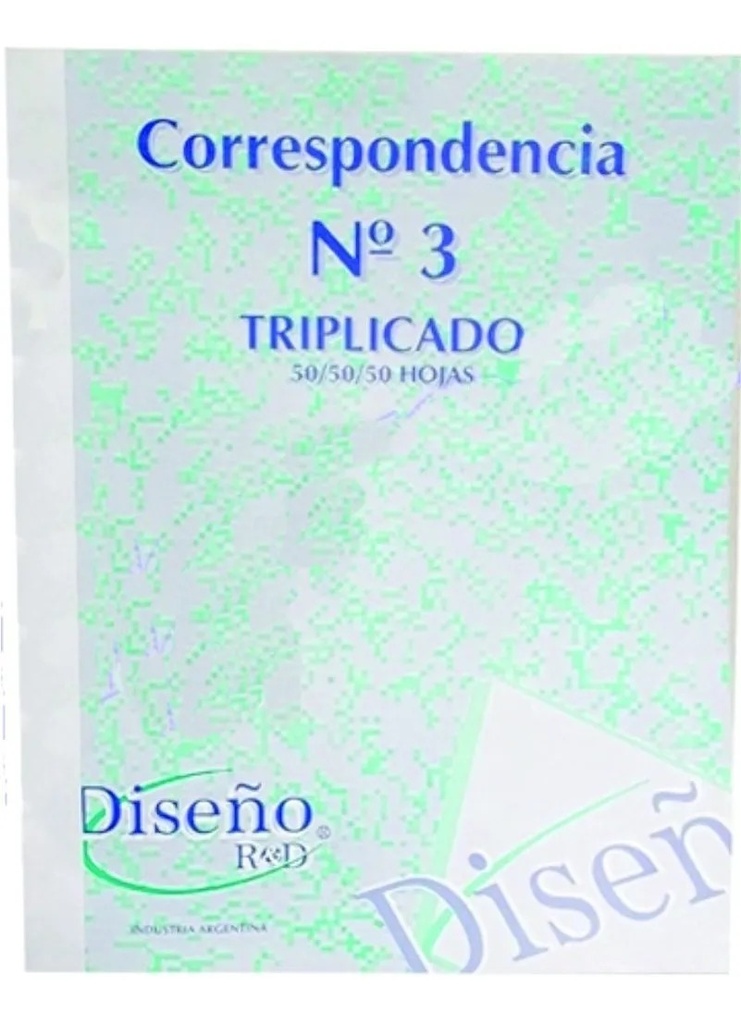 TALONARIO DE CORRESPONDENCIA