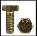 BULON 1 3/4 X 1/2" C/TUERCA Y ARNADELA