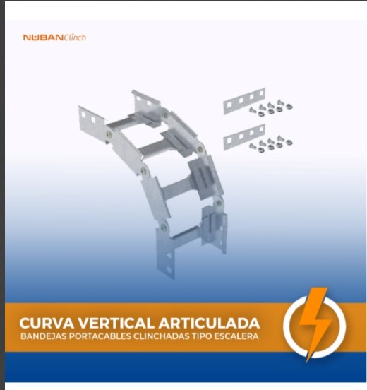 CURVA VERTICAL ARTICULADA P/BAND PORTACABLE