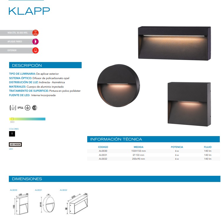 KLAPP LUCCIOLA