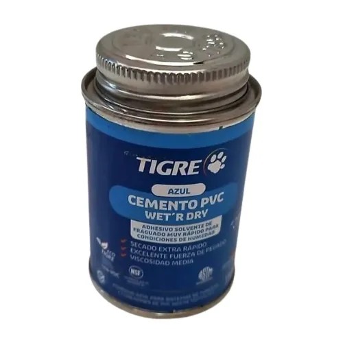 ADHESIVO AZUL PVC GRIS SECADO RAPIDO TIGRE