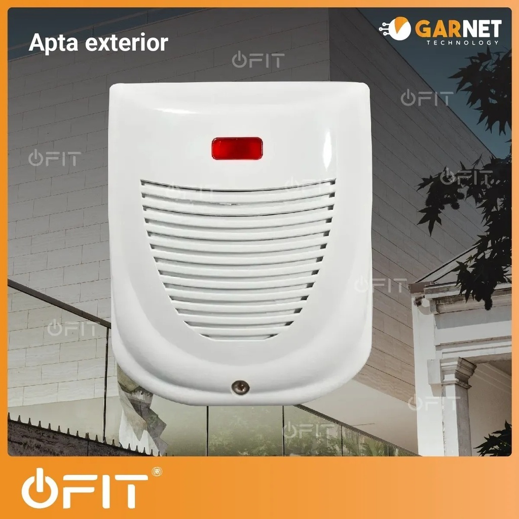 SIRENA EXTERIOR PIEZOELECTRICA -MP 1500